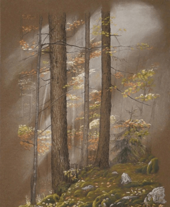 Bois Automne Pastel