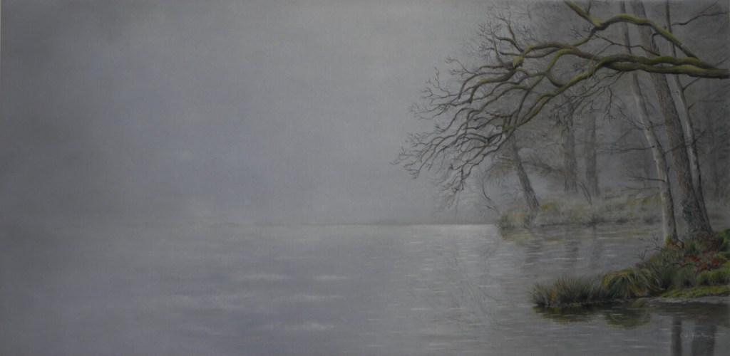 Paysages hivers Pastel